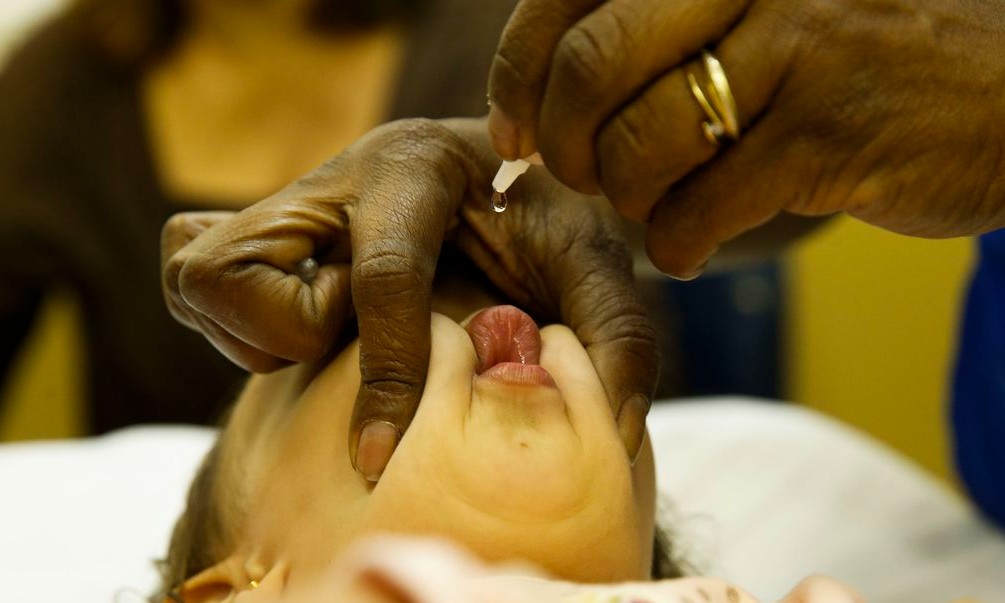 Mais de 60% das crianças do país ainda não foram vacinadas contra a pólio