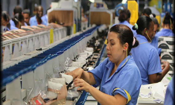 Sapato produção