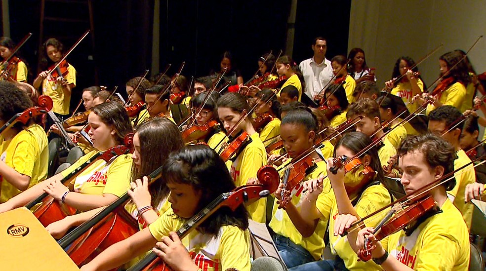 Alunos do Projeto Guri