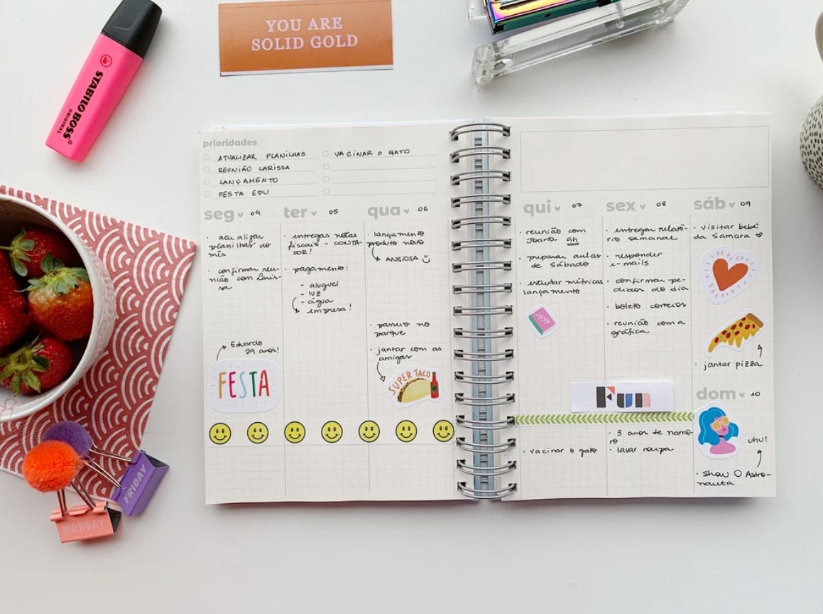 planner ou agenda